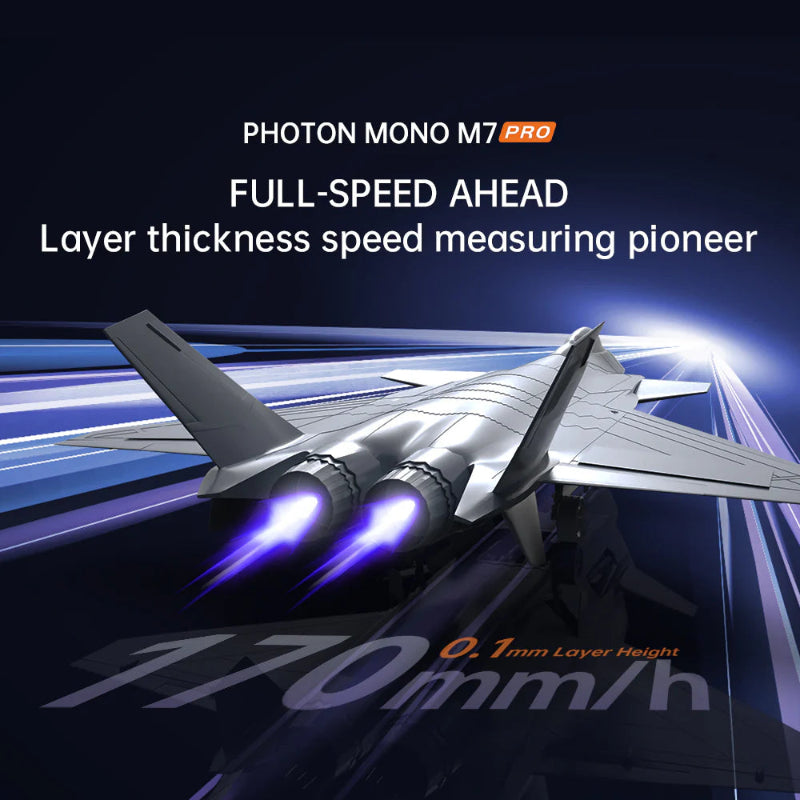 Photon Mono M7 PRO, layer thickness speed measuring pioneer.